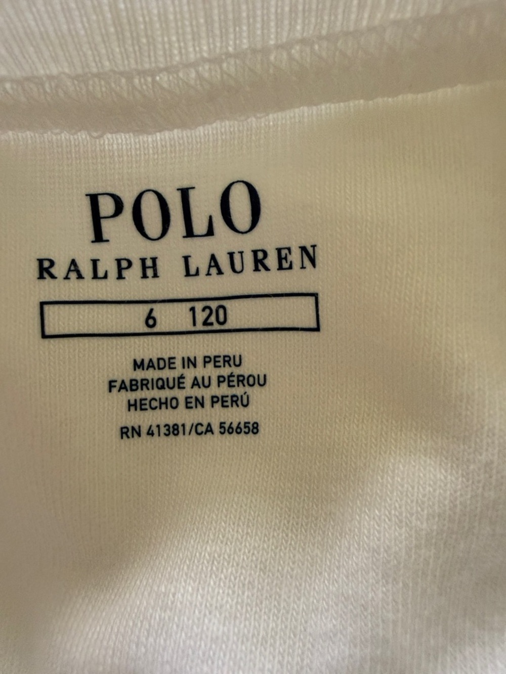 Polo by Ralph Lauren Girls Short Sleeve Tee with Pink Pony Logo  White NWT sz 6 - Picture 6 of 10